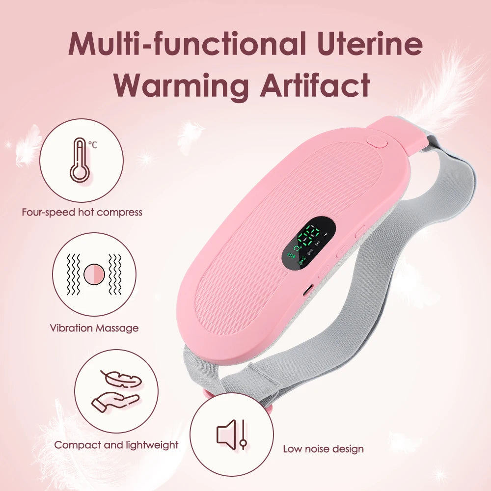 Portable Heated Massage Belt for Menstrual Cramp Relief - 21