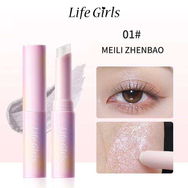 Water-Gloss Shimmer Eyeshadow Stick for Long-Lasting Makeup - 23