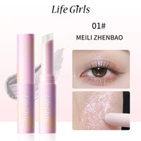 Water-Gloss Shimmer Eyeshadow Stick for Long-Lasting Makeup