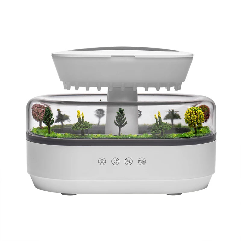 Raindrop Aromatherapy Humidifier with White Noise - 16