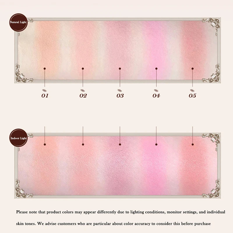 Long-Lasting Silk Satin Matte Blush Powder - 10