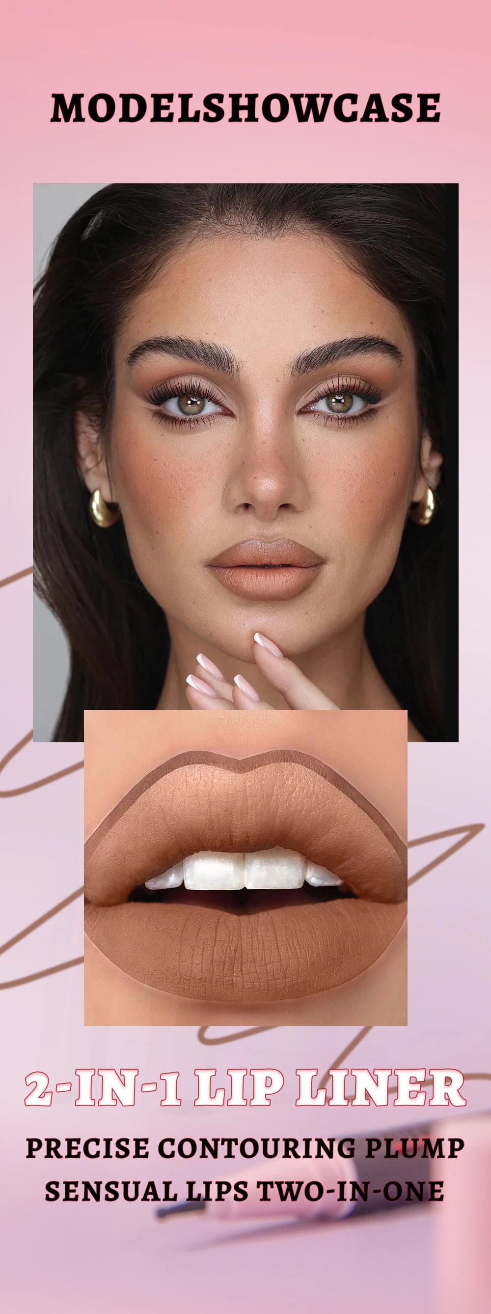 Waterproof Matte Liquid Lip Liner Pencil - 13