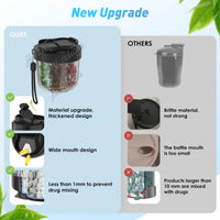 7-Day Portable Pill Organizer Cup for Vitamins and Supplements