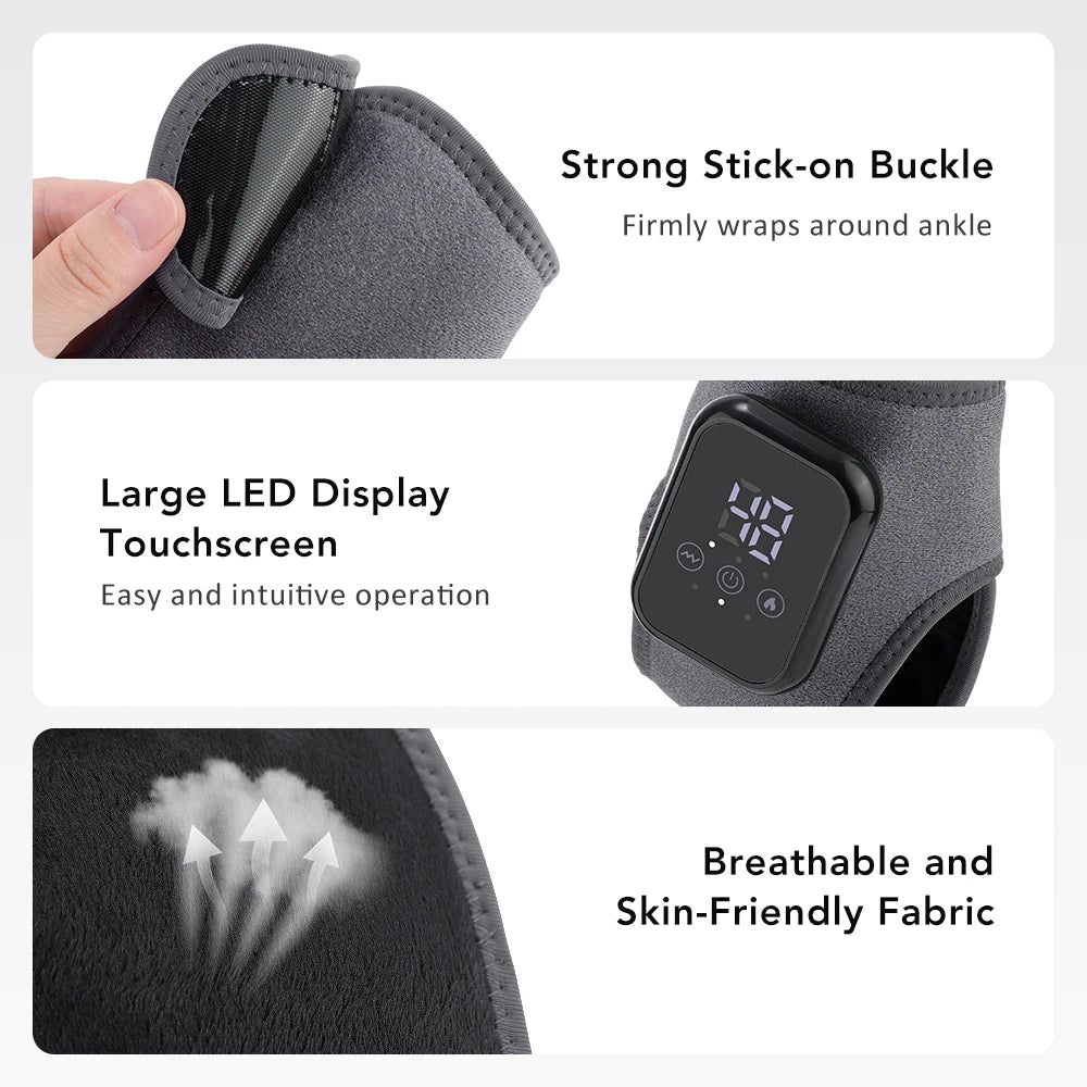 Portable Heated Vibration Leg and Foot Massager - 27