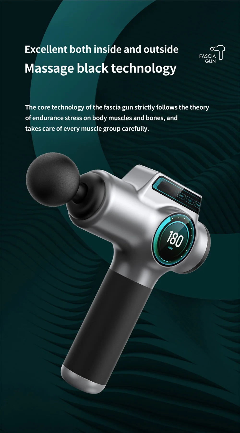 Professional Deep Tissue Percussion Muscle Massage Gun - 7