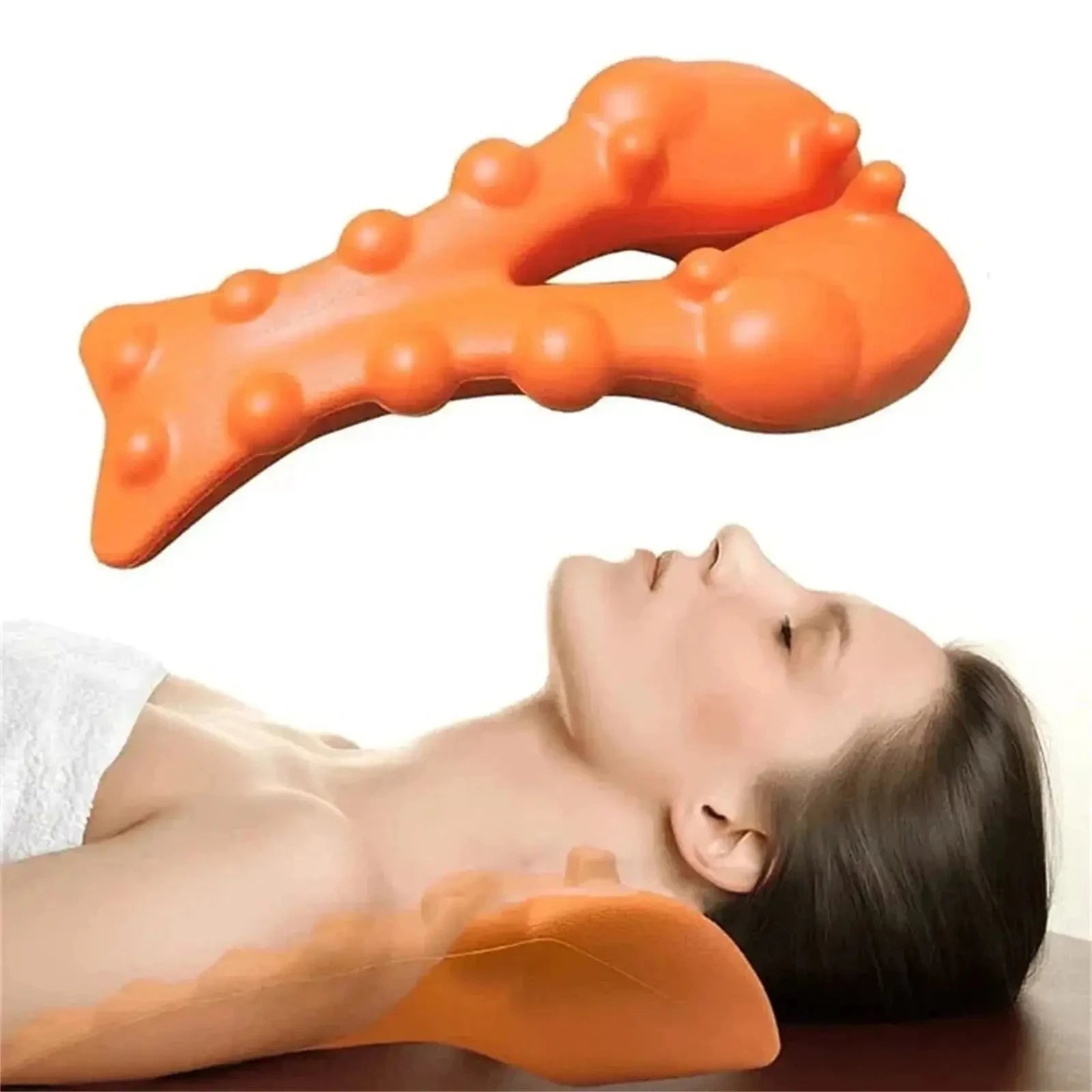Neck and Shoulder Traction Massage Stretcher - 1