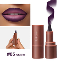 2-in-1 Waterproof Matte Lip Liner and Lipstick Crayon