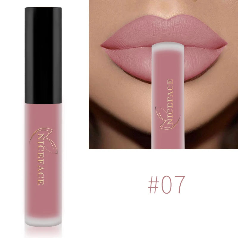 Long-Lasting Velvet Matte Liquid Lipstick - 32