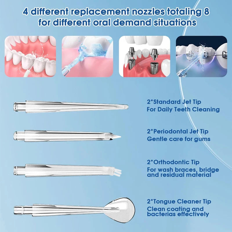 Portable Electric Water Flosser for Deep Teeth Cleaning - 5