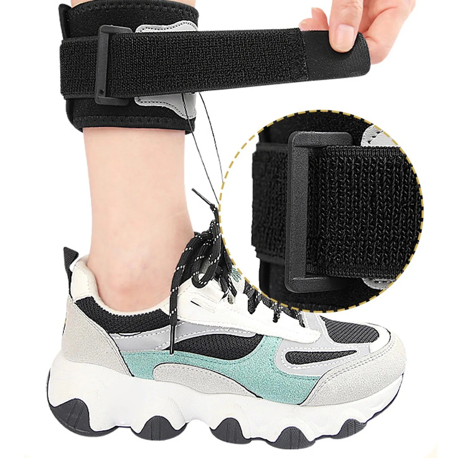 Adjustable Foot Drop Brace for Walking Support - 8
