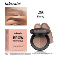Dual-Tone Waterproof Eyebrow Powder for Natural Definition