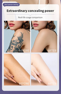 Full Coverage Body Concealer for Tattoos and Blemishes