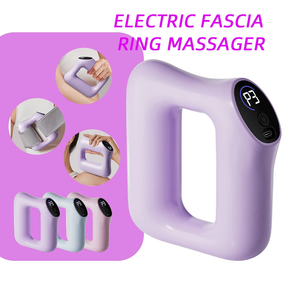 Electric Vibration Fascia Massage Ring for Full Body Muscle Relief - 13