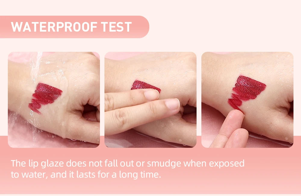 Shimmer Diamond Liquid Lipstick for Long-Lasting Waterproof Shine - 16