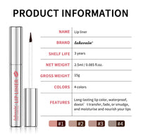 Waterproof Peel-Off Tattoo Lip Liner Stain
