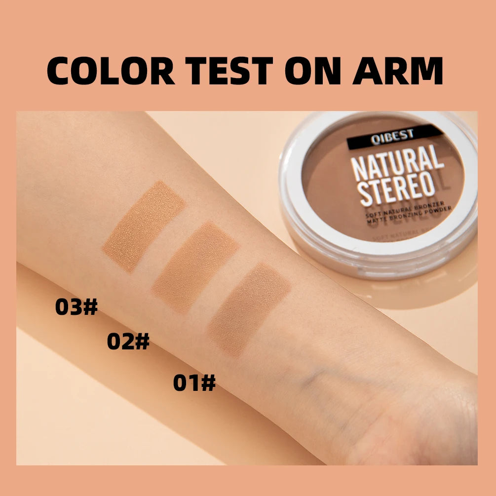 3-in-1 Face Contouring & Highlighting Powder Palette - 5