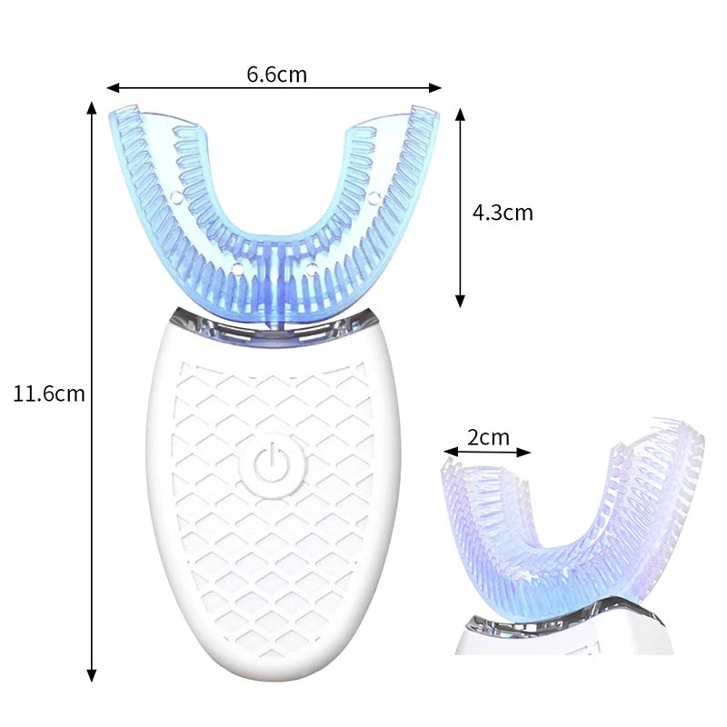 Hands-Free U-Shape Automatic Teeth Whitening Toothbrush - 2