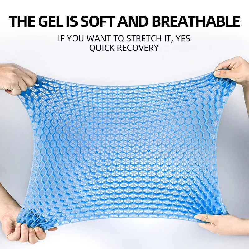 Honeycomb Gel Orthopedic Seat Cushion for Pressure Relief - 2