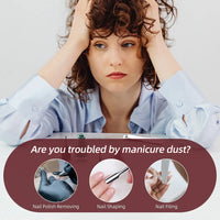 3-Fan Professional Nail Dust Collector & Vacuum Cleaner