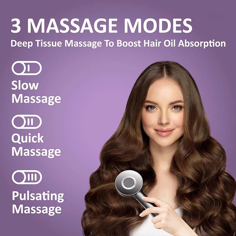 Electric Scalp Massager & Hair Growth Serum Applicator - 13