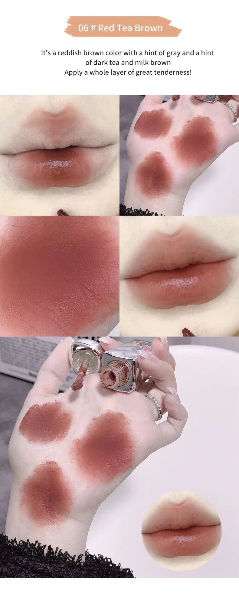 Velvet Matte Mist Lip Glaze - 18