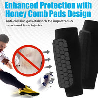 Honeycomb Protective Shin Guard Sleeves for Sports