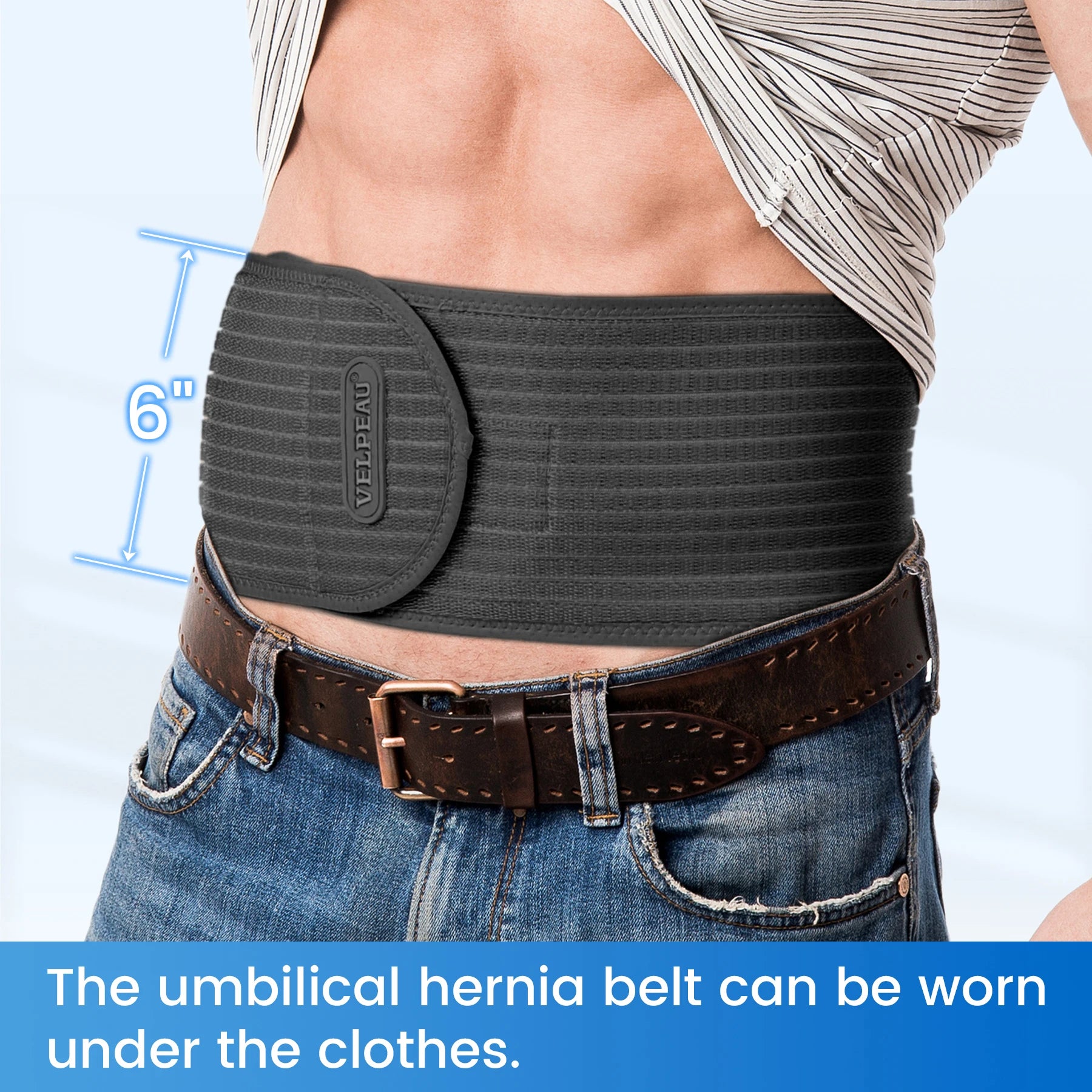 Adjustable Umbilical Hernia Support Belt for Abdominal Pain Relief - 5