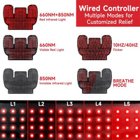 Red Light Therapy Shoulder and Neck Pain Relief Wrap