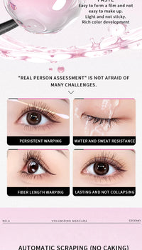 Volumizing Waterproof Steel Tube Mascara for Long-Lasting Lashes