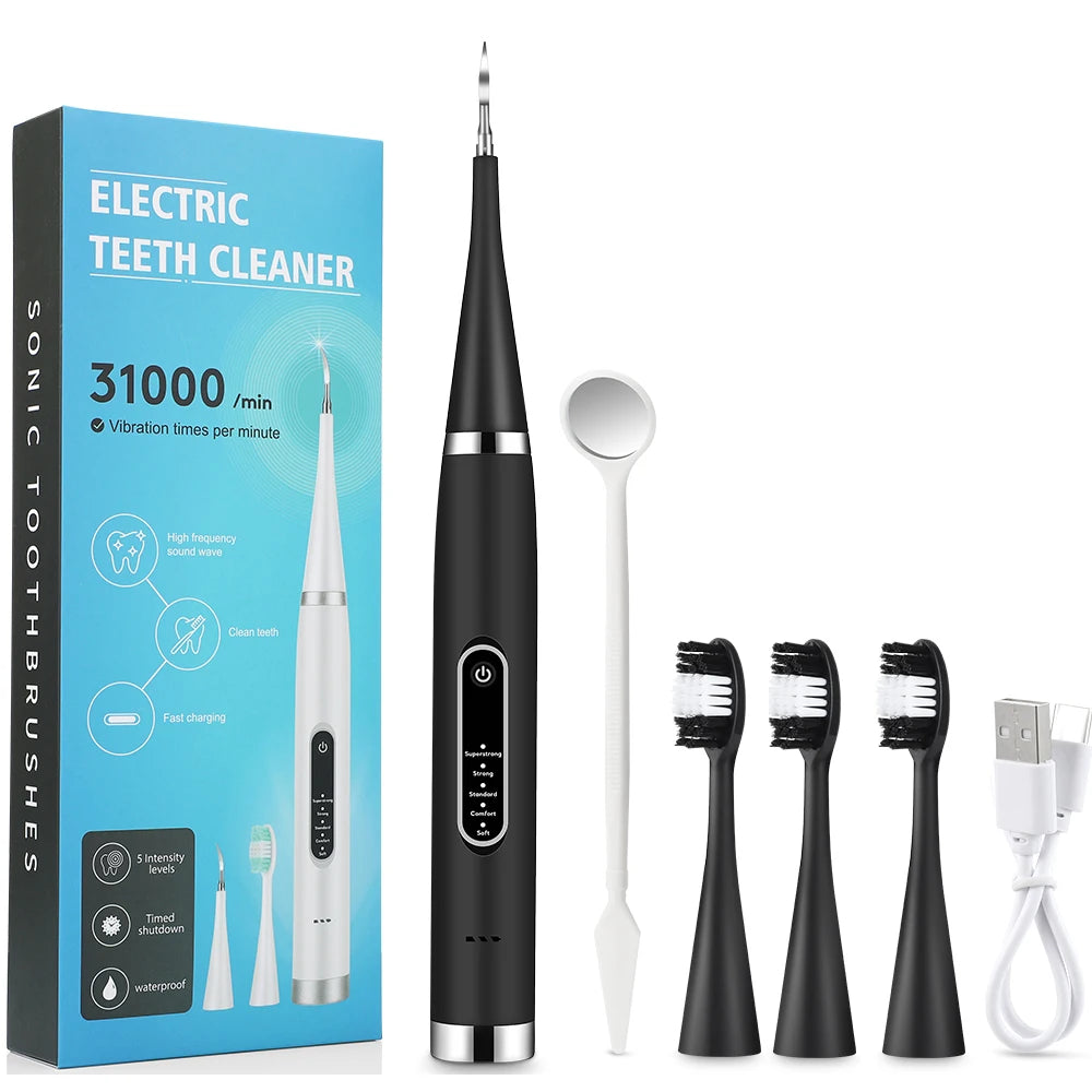 Electric Sonic Dental Scaler and Toothbrush Kit - 1