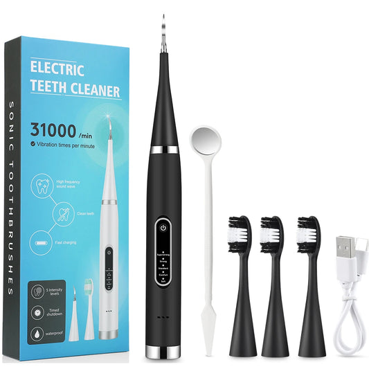 Electric Sonic Dental Scaler and Toothbrush Kit