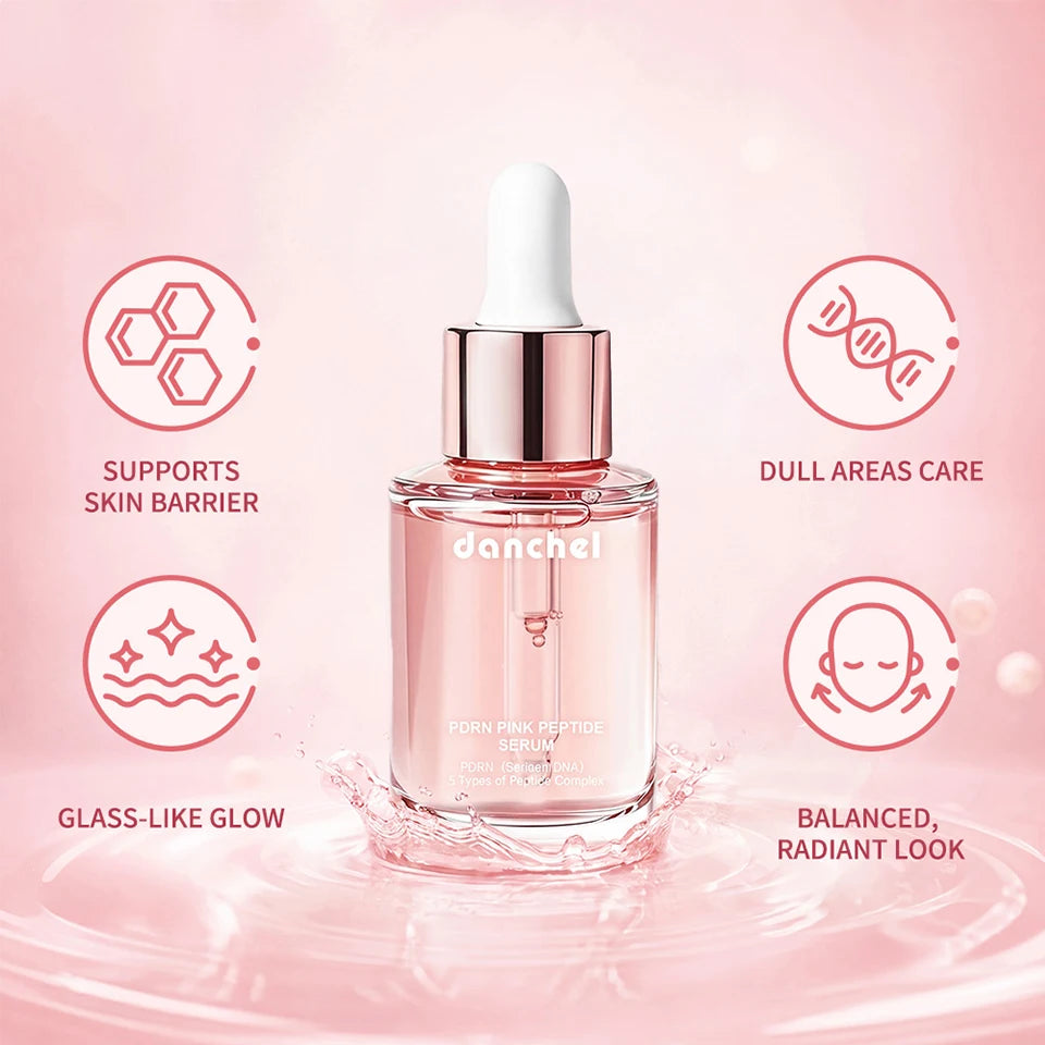 PDRN Pink Peptide Hydrating Glow Serum for All Skin Types - 8