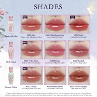 Hydrating Non-Sticky Tinted Lip Gloss for Shiny Long-Lasting Wear