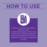 Purple Teeth Whitening Mousse Foam for Deep Stain Removal