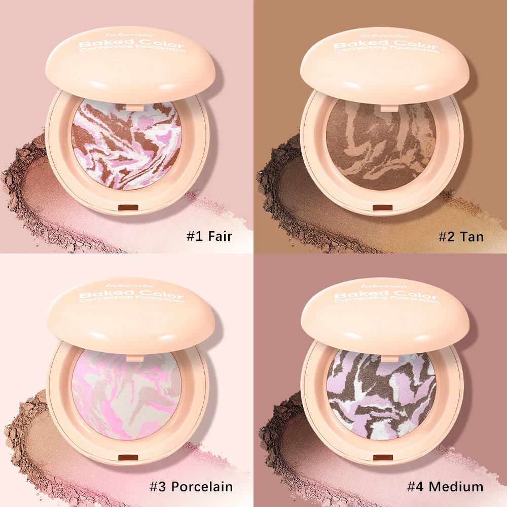 Baked Color Correcting Face Powder Foundation - 2