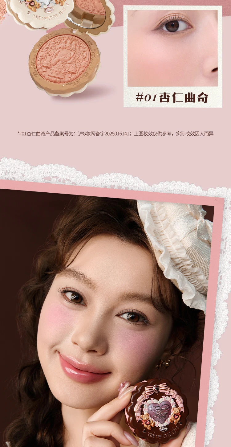 Silk Satin Matte Blush Powder for Radiant Cheeks - 16