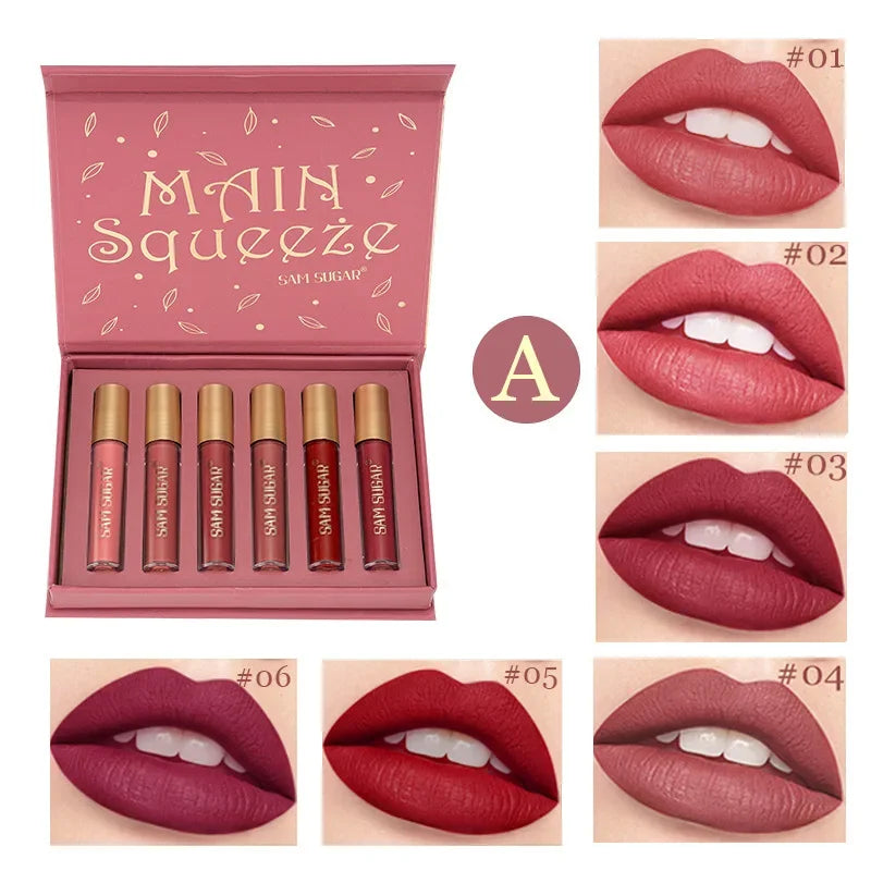 Matte Liquid Lipstick and Lip Gloss Collection Set - 36