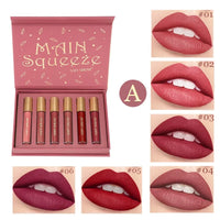 Matte Liquid Lipstick and Lip Gloss Collection Set