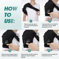 Heated Vibration Shoulder Massager for Pain Relief