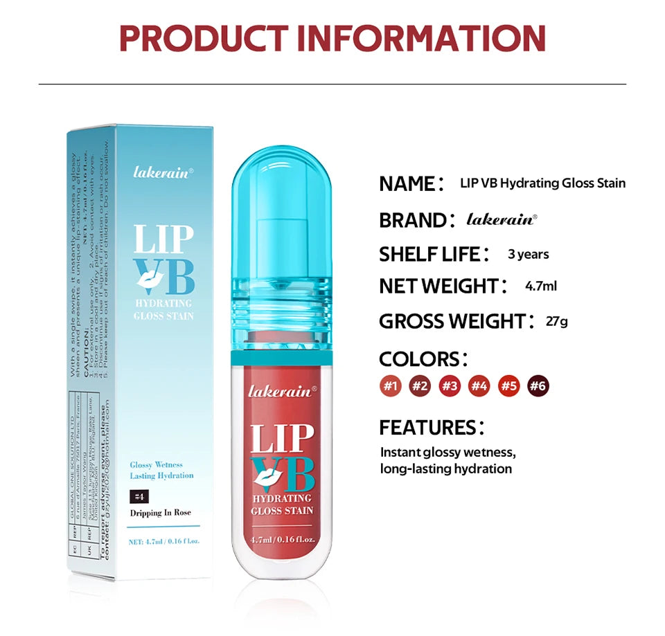 Hydrating Gloss Stain for Long-Lasting Nourished Lips - 15