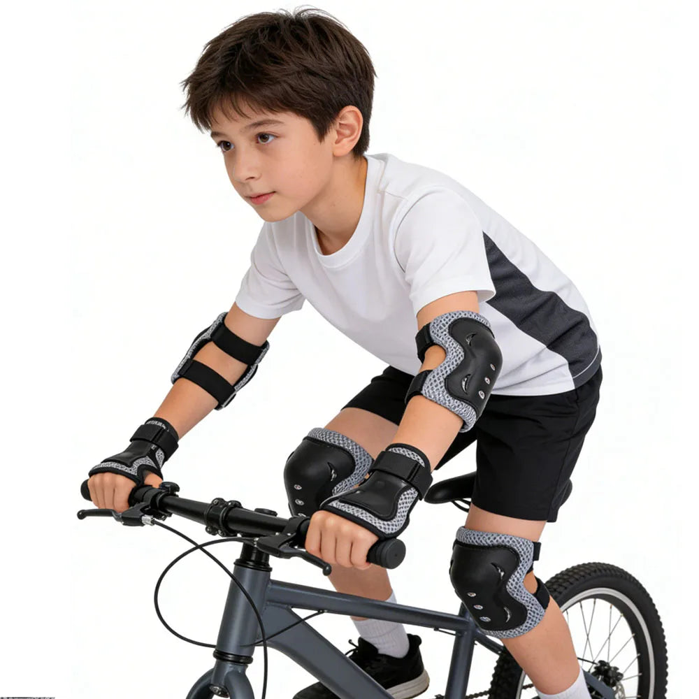 6-Piece Kids Protective Gear Set for Skating and Cycling - 4