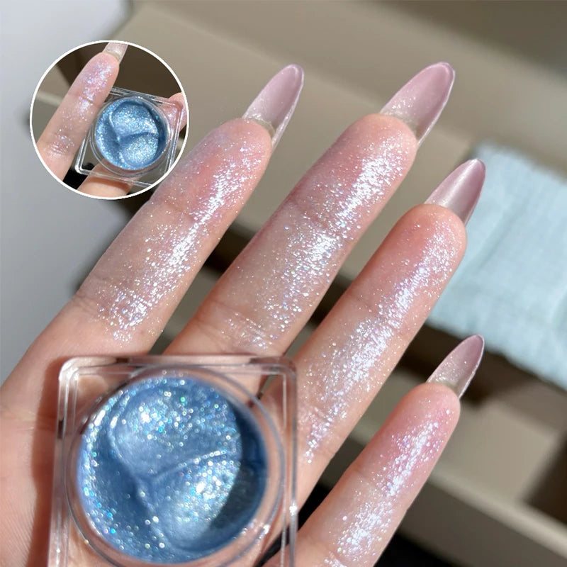 Shimmering Cream Highlighter for Radiant Glow - 4