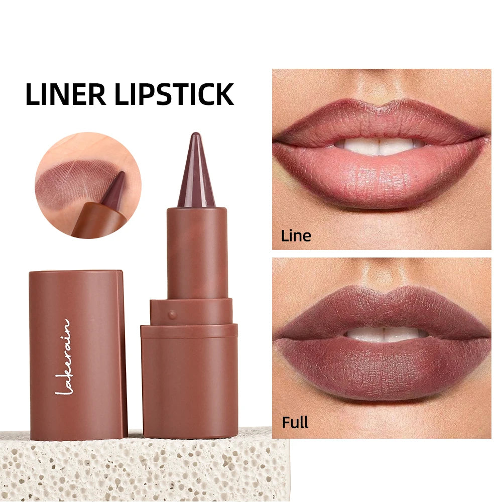 Waterproof Long-Lasting Matte Lip Liner Pencil - 3