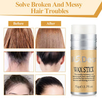 Smoothing Hair Wax Stick for Frizz and Flyaways