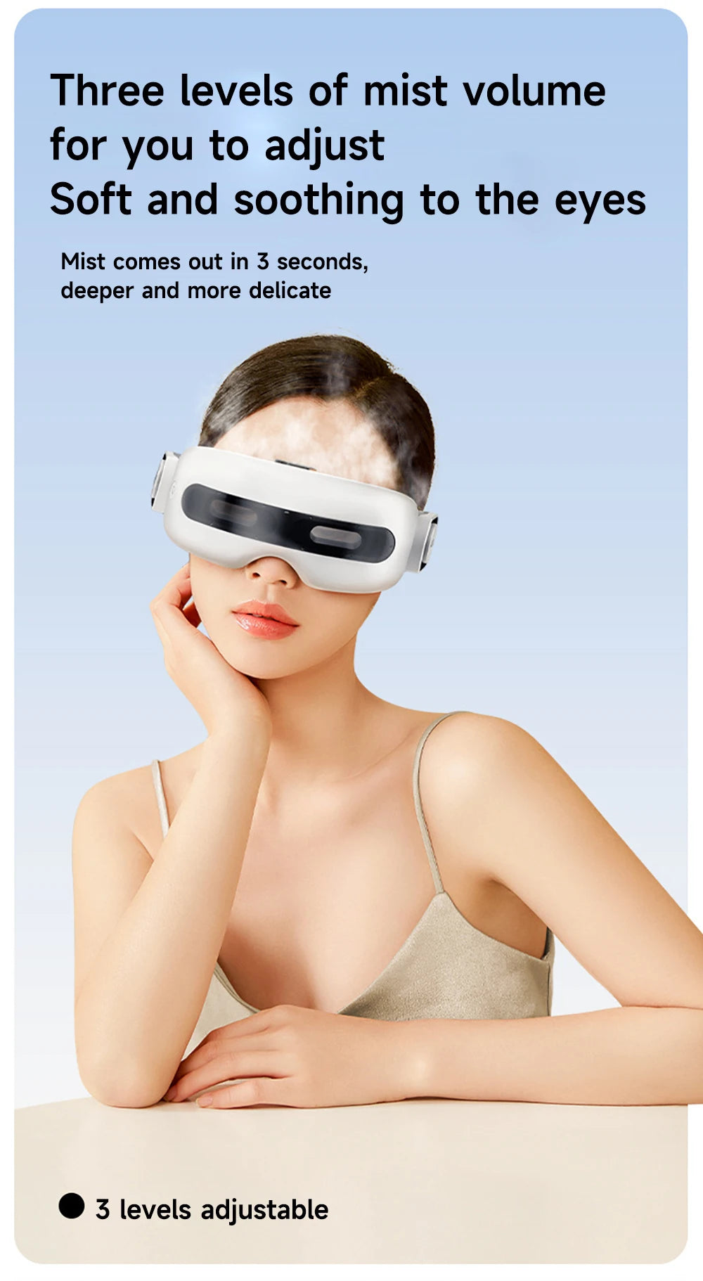 Smart Steam Eye Massager for Fatigue and Dry Eyes - 9