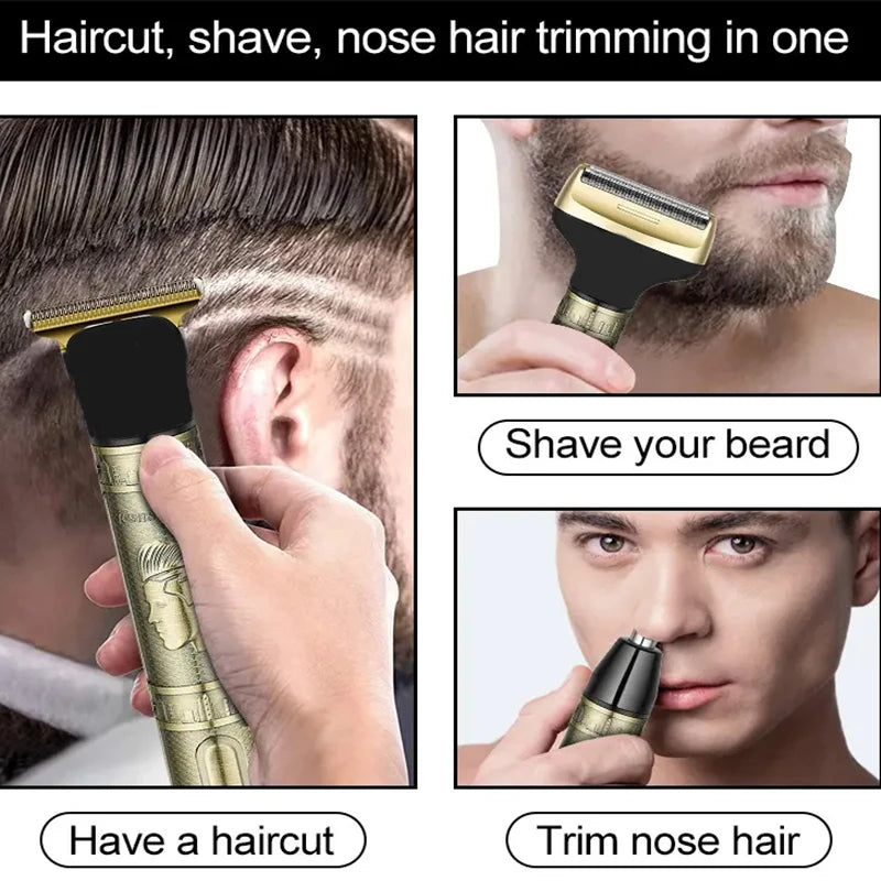 Professional Zero-Gapped T-Blade Hair and Beard Trimmer - 2