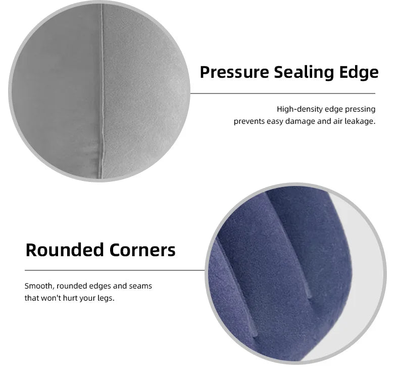 Inflatable Travel Pillow for Neck, Back, and Leg Support - 14