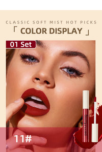12-Piece Waterproof Matte Liquid Lipstick Set