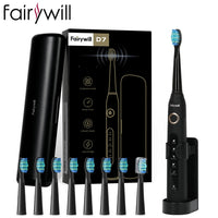 Sonic Electric Toothbrush with 5 Cleaning Modes and Travel Case