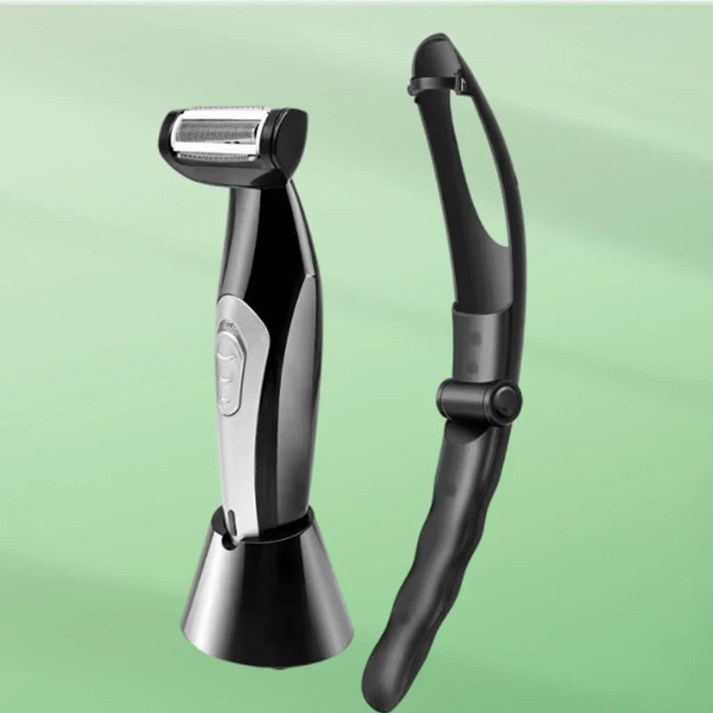 Waterproof Rechargeable Electric Back and Body Hair Trimmer - 1